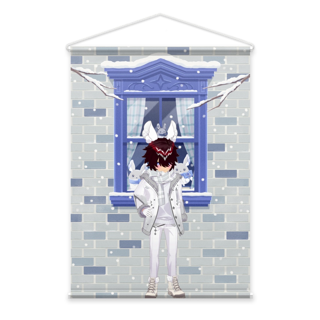 【TISSA】12月冬コーデ-タペストリー-G0066