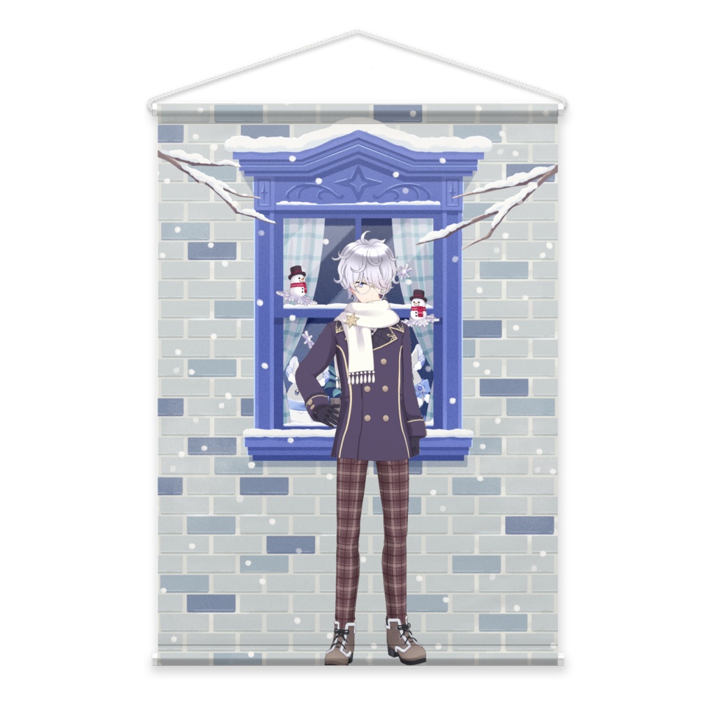 【Takayuki】12月冬コーデ-タペストリー-G0064