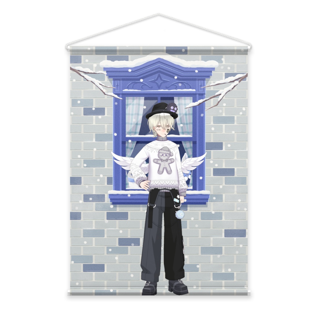 【moss（もす）】12月冬コーデ-タペストリー-G0048