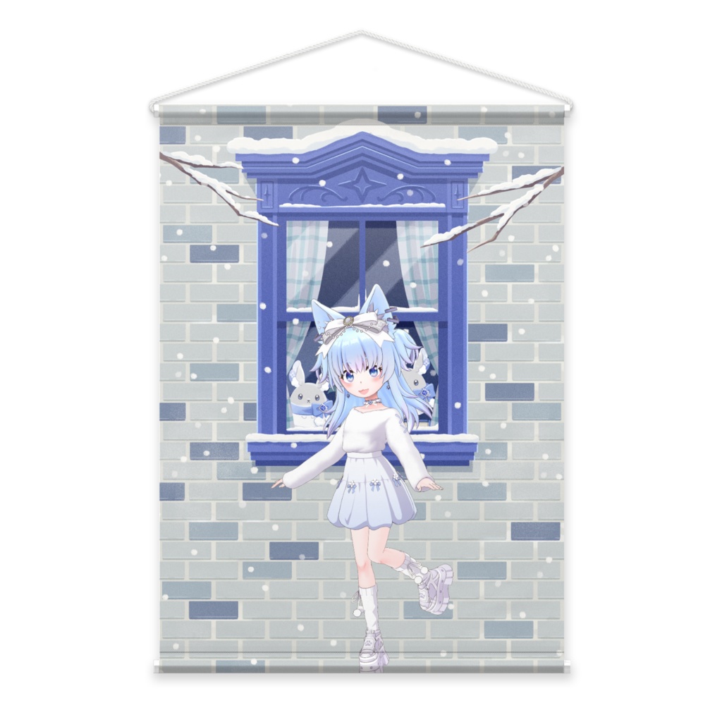 【naru】12月冬コーデ-タペストリー-G0049