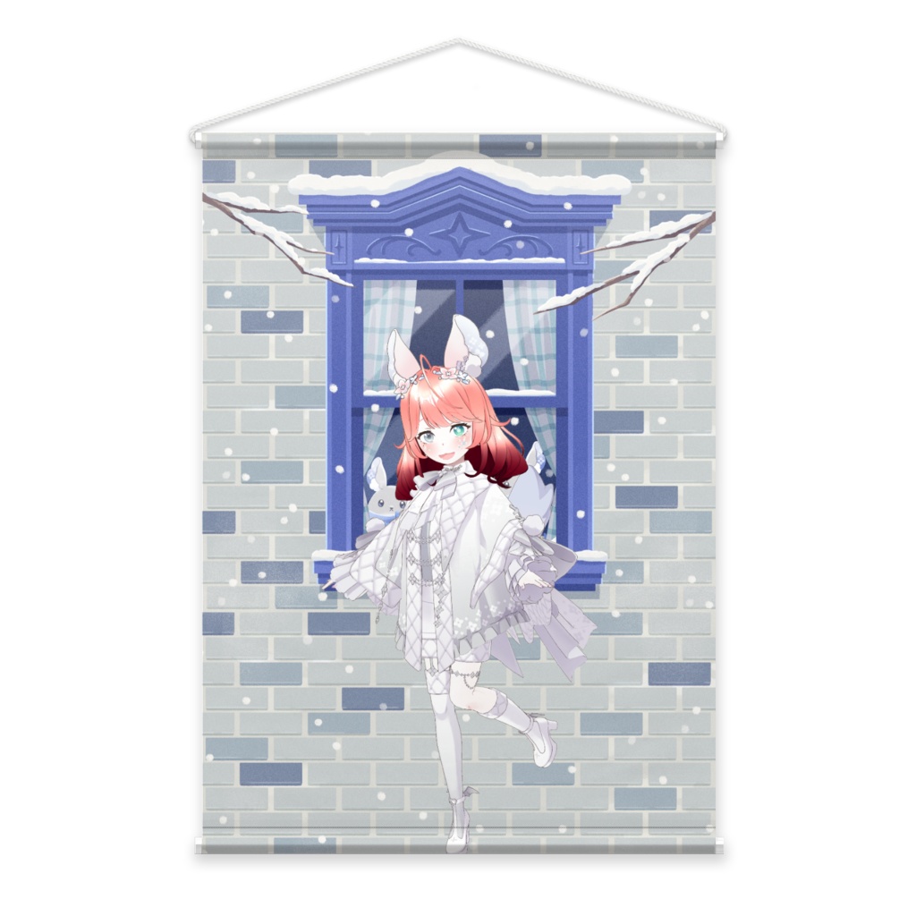 【あきね】12月冬コーデ-タペストリー-G0081