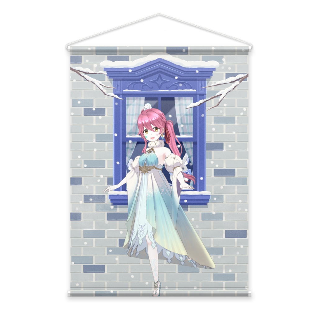 【おとはね】12月冬コーデ-タペストリー-G0131