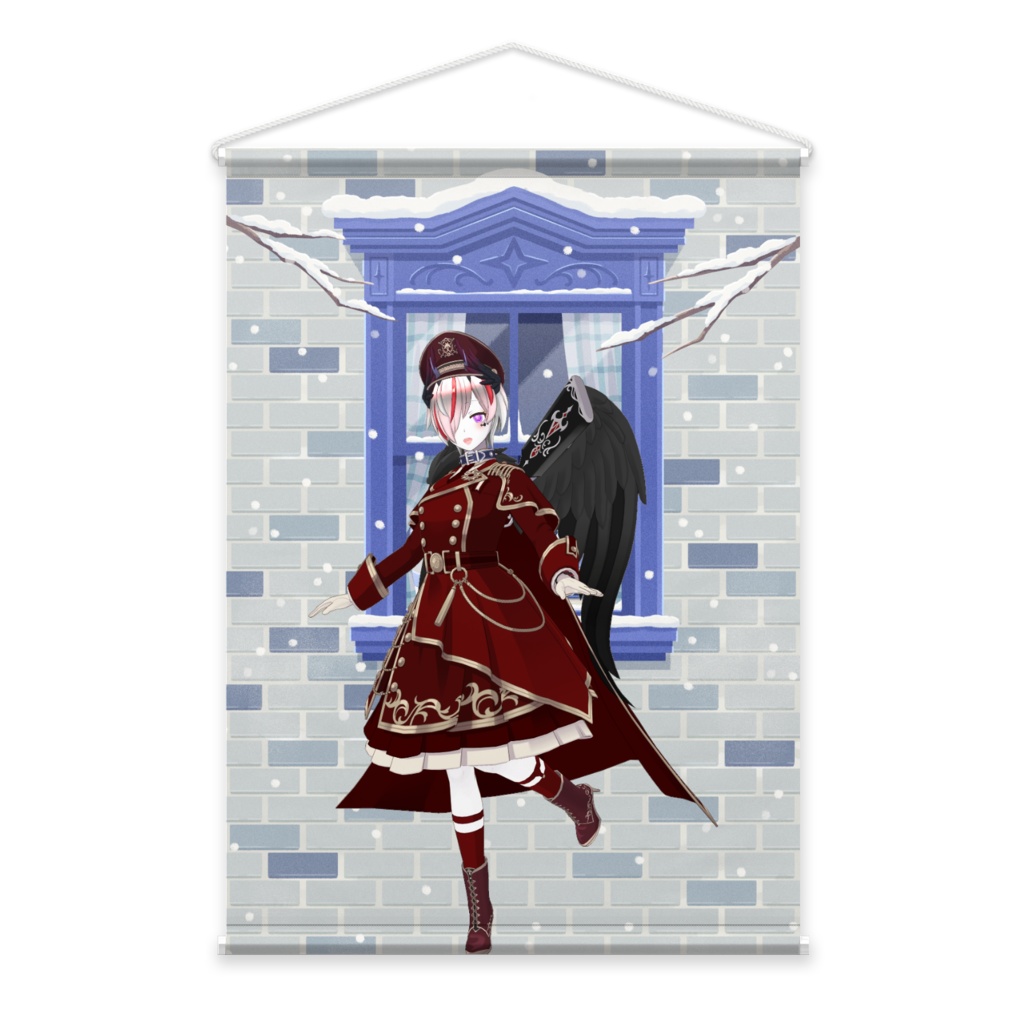 【ballet 】12月冬コーデ-タペストリー-G0020