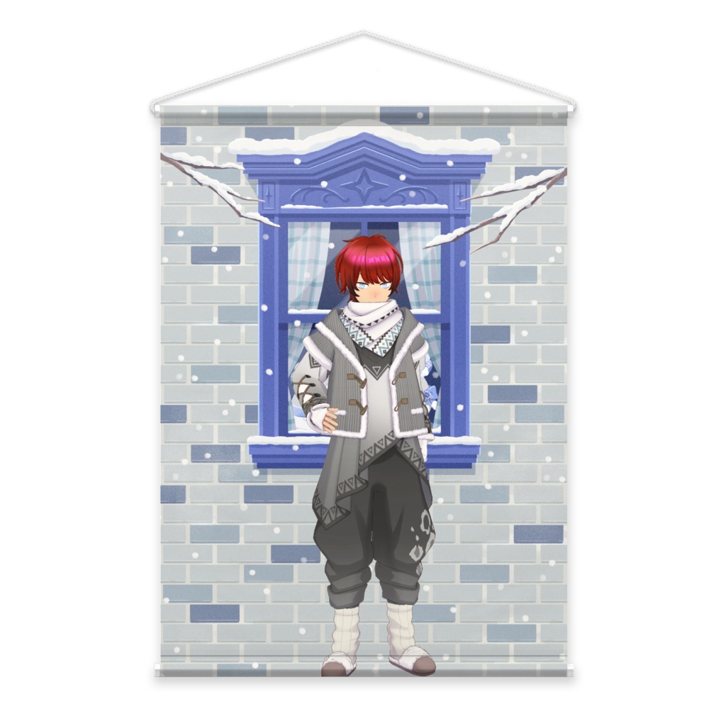 【nnnxR本家】12月冬コーデ-タペストリー-G0053