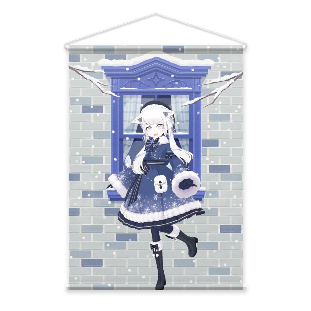 【ありりす】12月冬コーデ-タペストリー-G0093