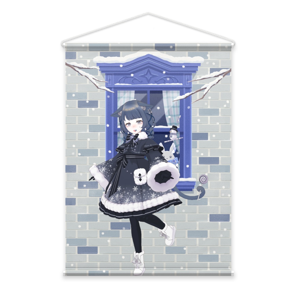 【いけめつぉ】12月冬コーデ-タペストリー-G0098