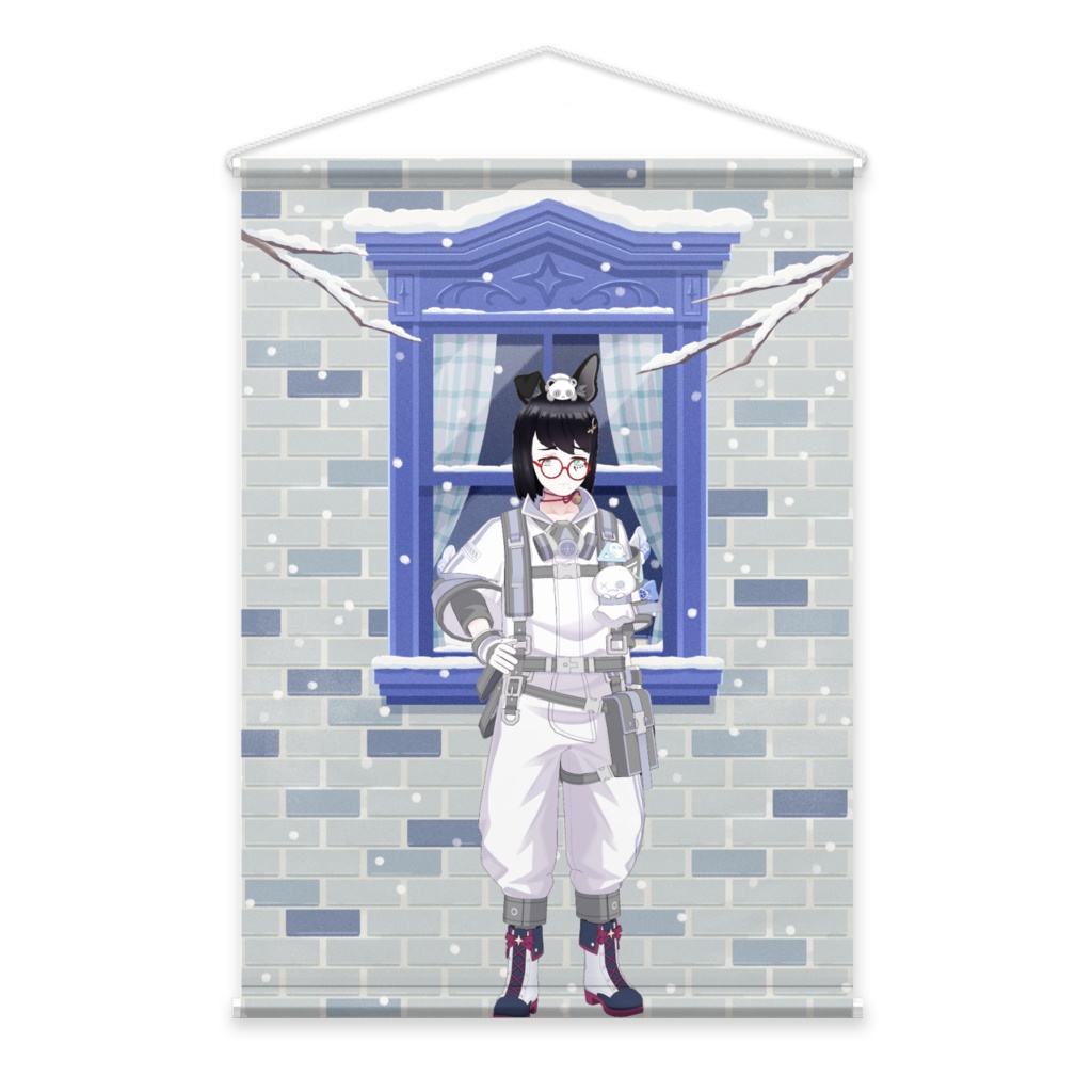 【かりそめ】12月冬コーデ-タペストリー-G0155