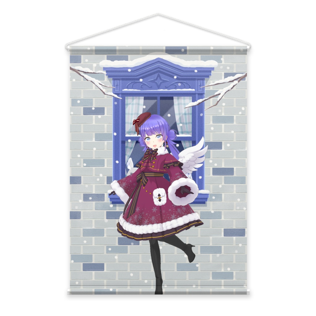 【けい】12月冬コーデ-タペストリー-G0181