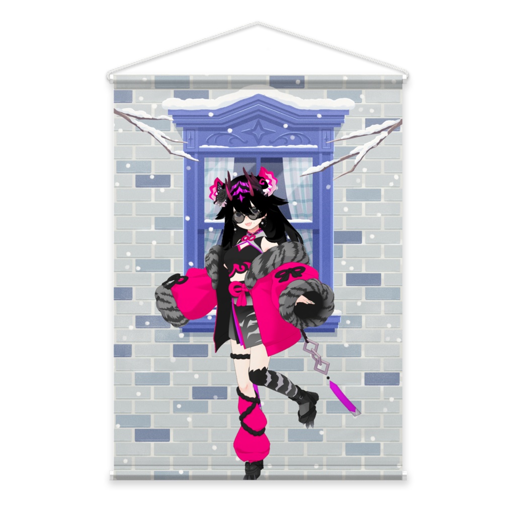 【Nemu】12月冬コーデ-タペストリー-G0050