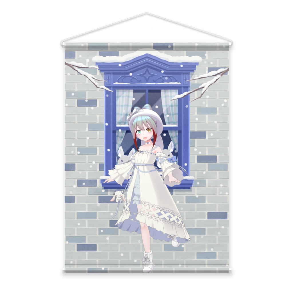 【Wanoka】12月冬コーデ-タペストリー-G0072