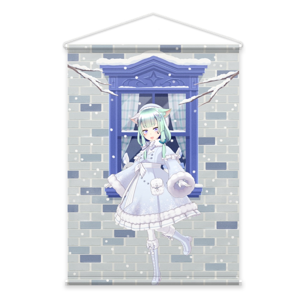 【aki】12月冬コーデ-タペストリー-G0015