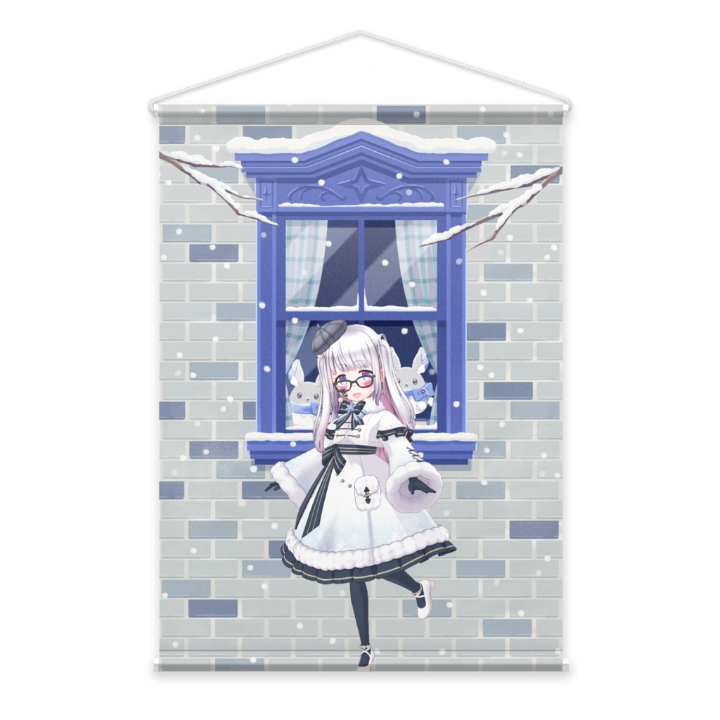 【♡】12月冬コーデ-タペストリー-G0005