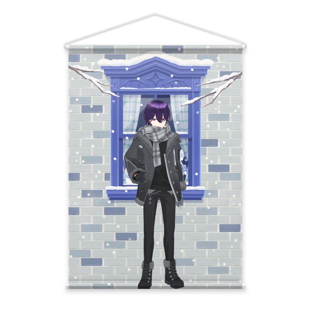 【きぃ】12月冬コーデ-タペストリー-G0161