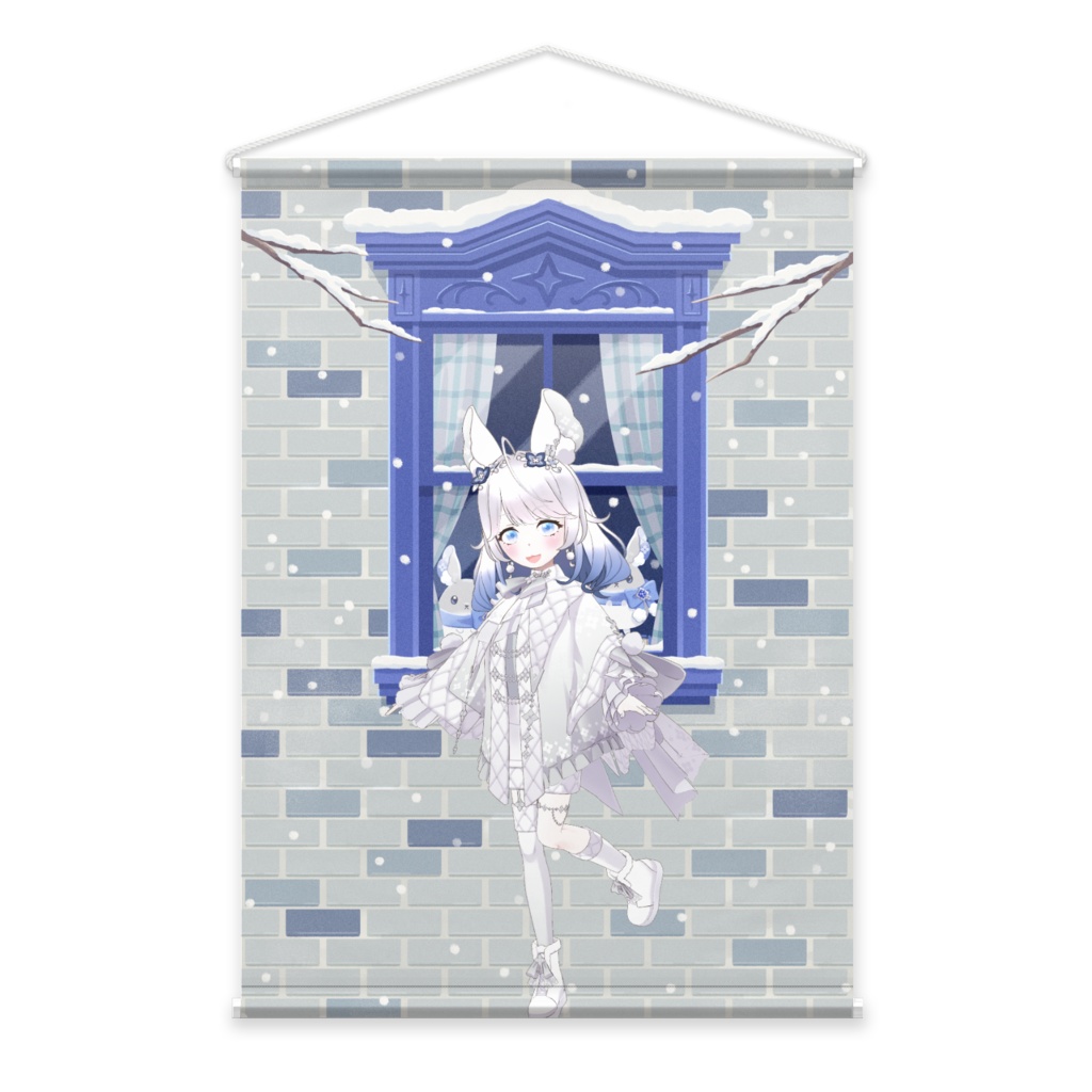 【きゃんでぃ】12月冬コーデ-タペストリー-G0168