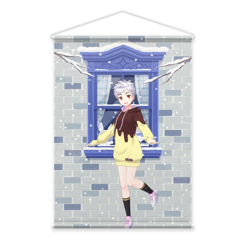 【きよすけ】12月冬コーデ-タペストリー-G0169