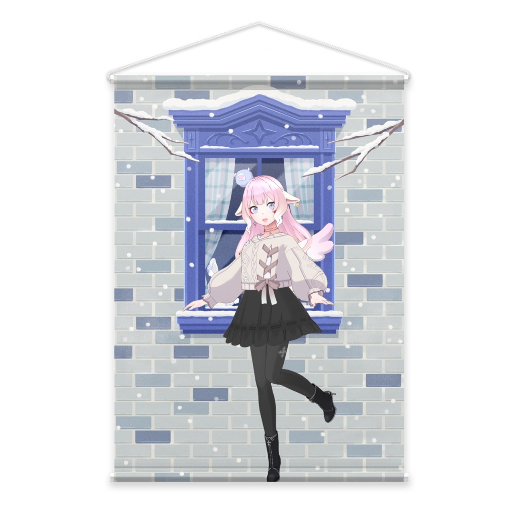 【さゆ】12月冬コーデ-タペストリー-G0211