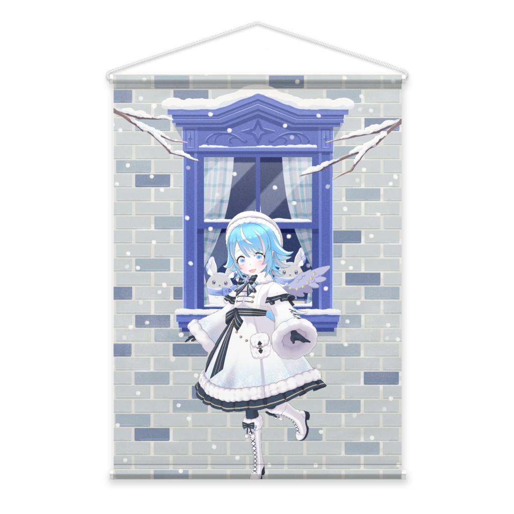 【しゅうな】12月冬コーデ-タペストリー-G0229