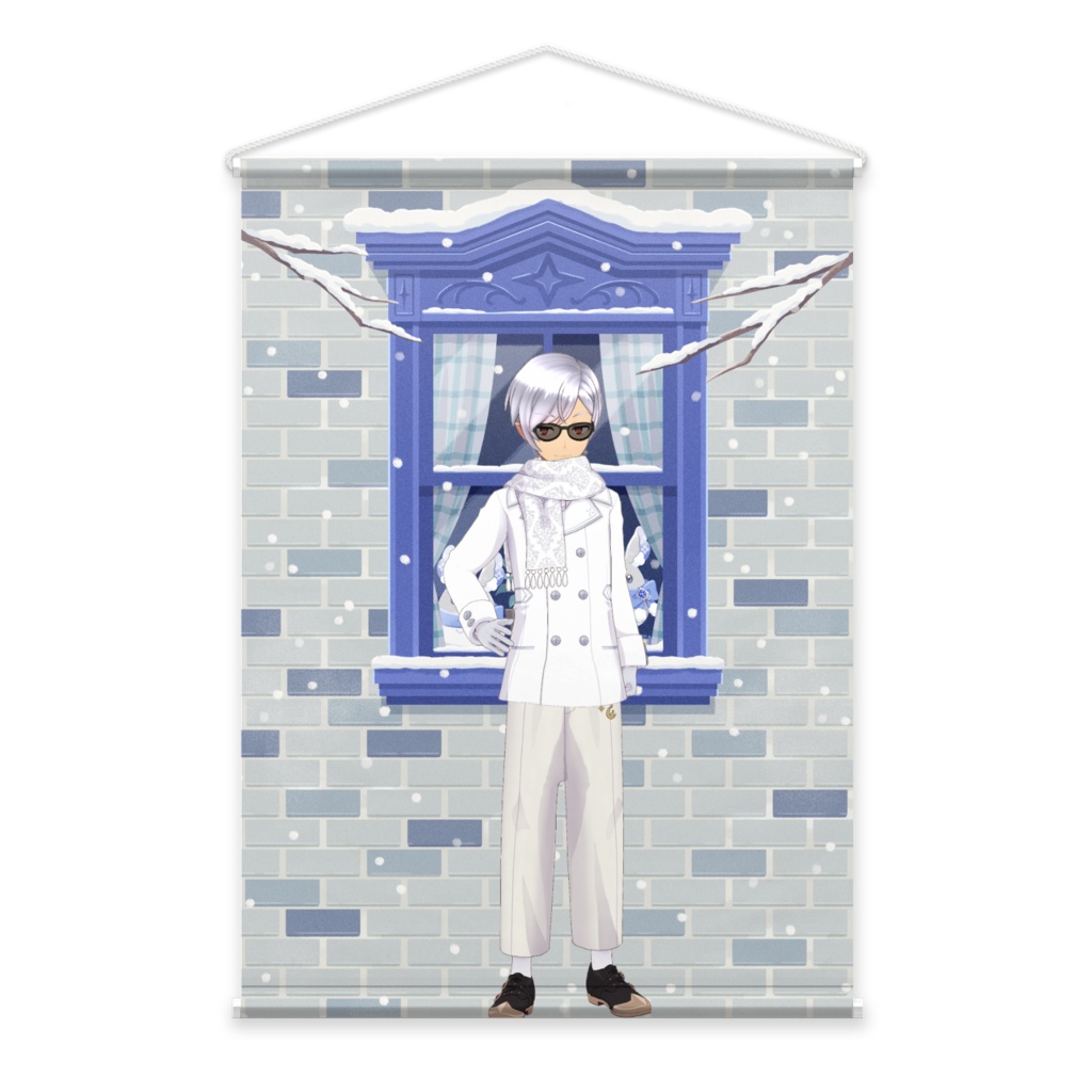 【すずらん】12月冬コーデ-タペストリー-G0245