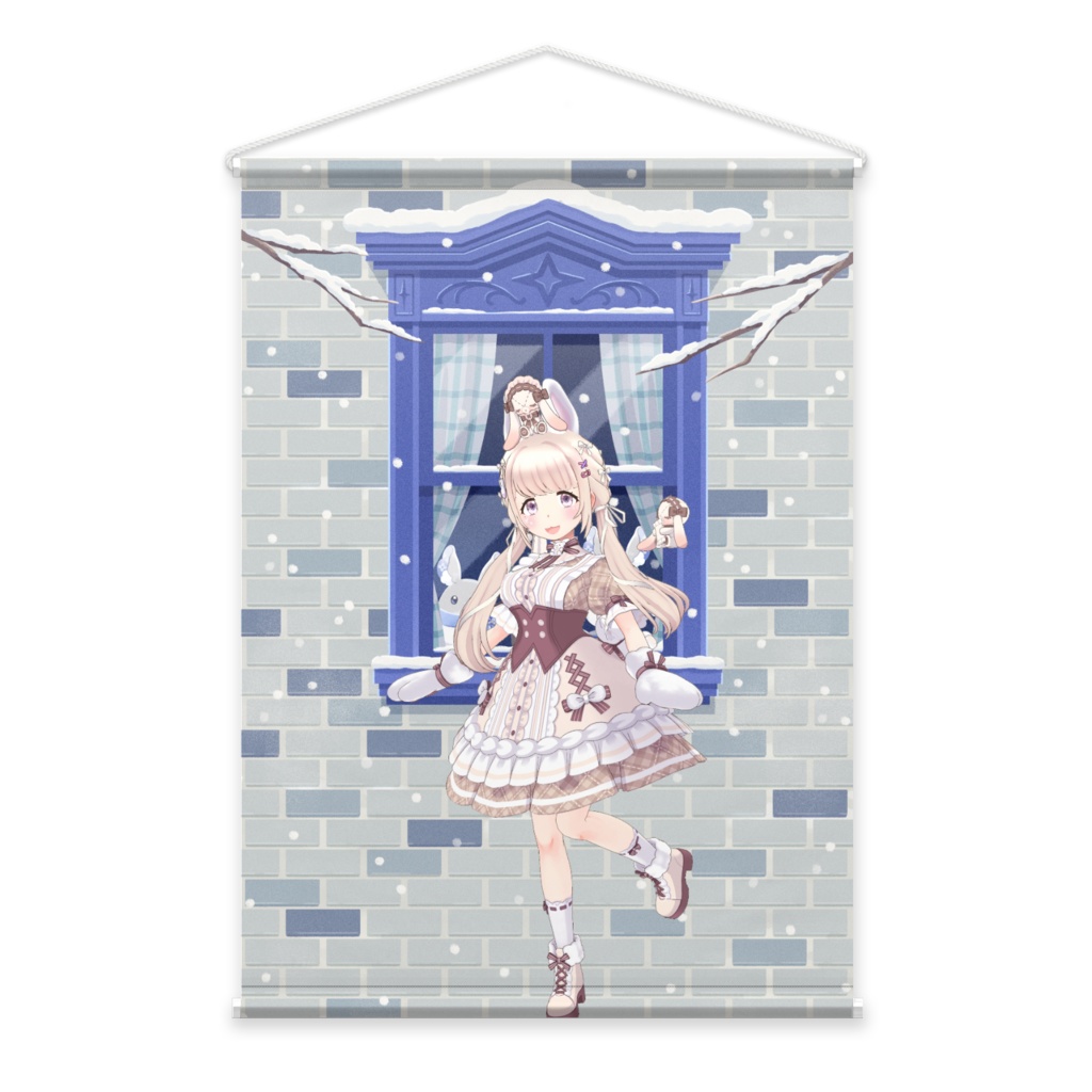 【ちゆ】12月冬コーデ-タペストリー-G0279