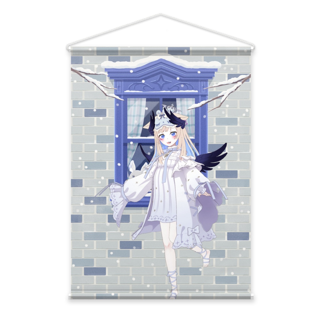 【ぢろ】12月冬コーデ-タペストリー-G0285