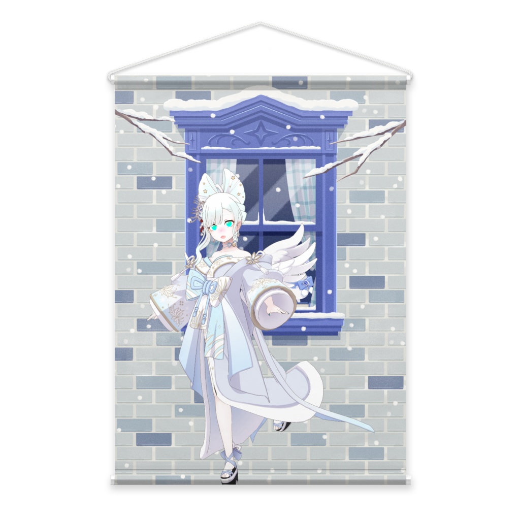 【とりぃ】12月冬コーデ-タペストリー-G0302