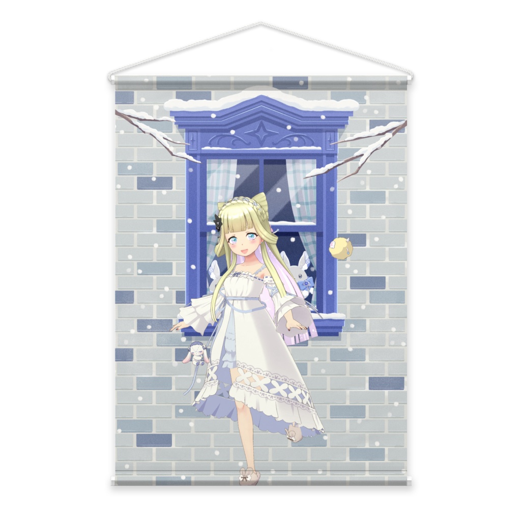 【ななし】12月冬コーデ-タペストリー-G0320