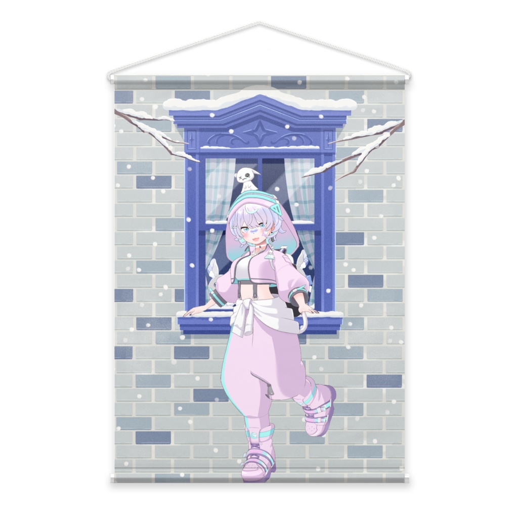 【ばにく】12月冬コーデ-タペストリー-G0369