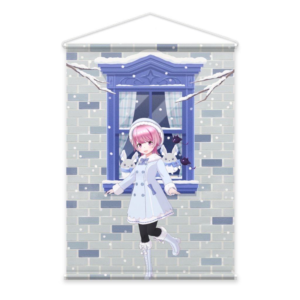 【ひふみ】12月冬コーデ-タペストリー-G0387