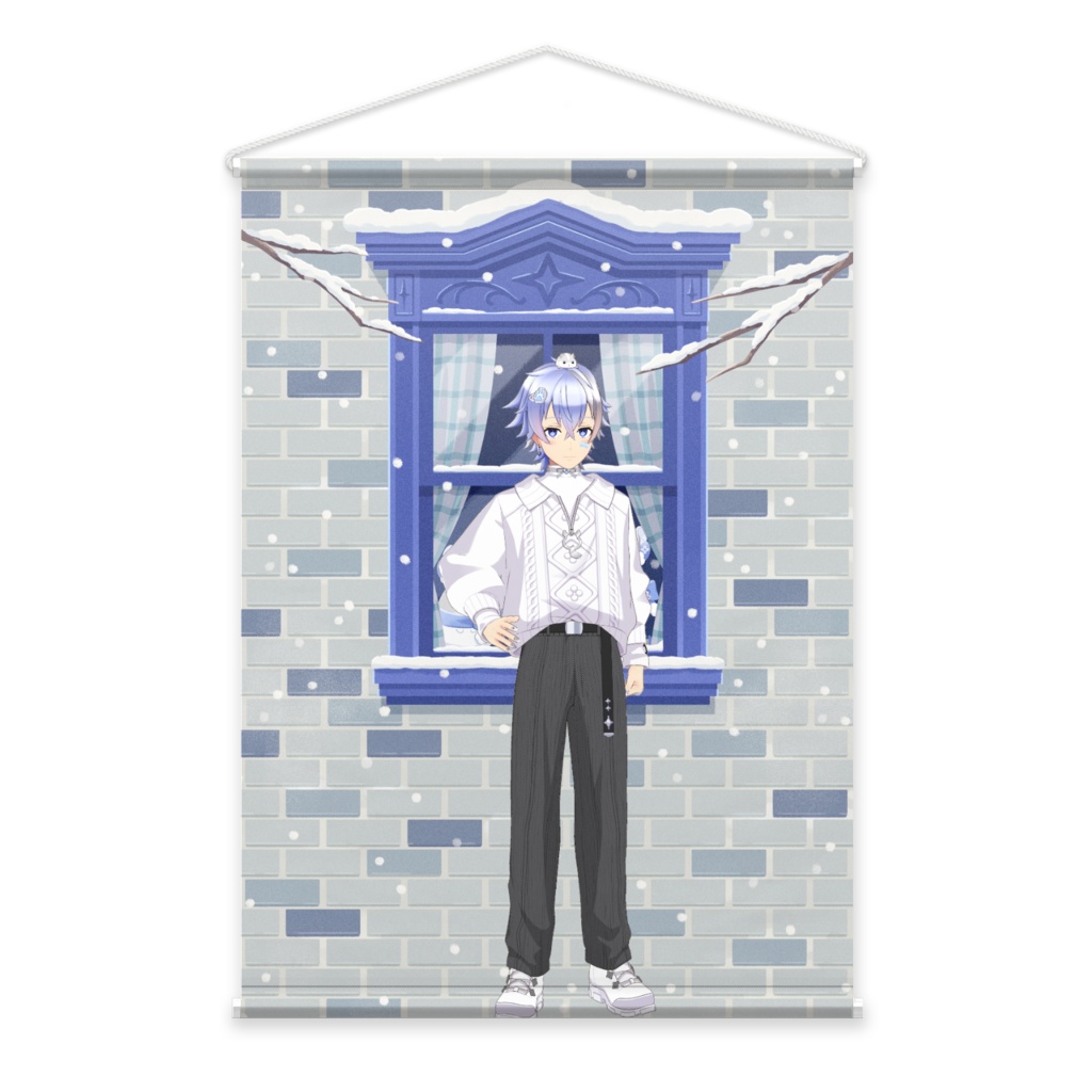 【ほこり】12月冬コーデ-タペストリー-G0408