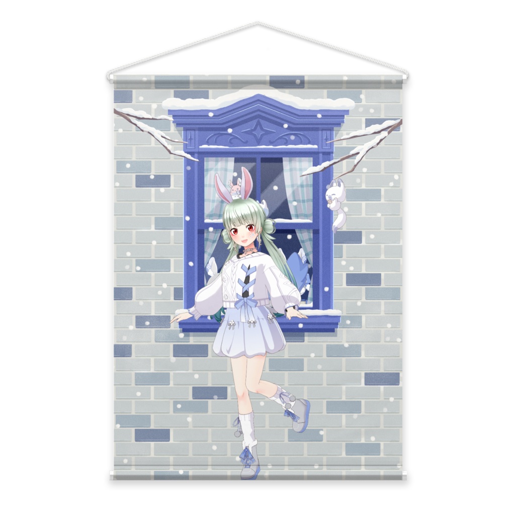 【みやかな】12月冬コーデ-タペストリー-G0463