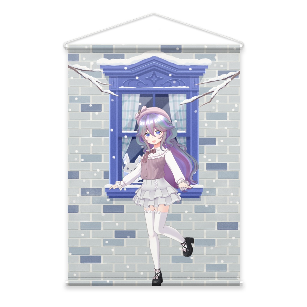 【ゅゅゅ】12月冬コーデ-タペストリー-G0513