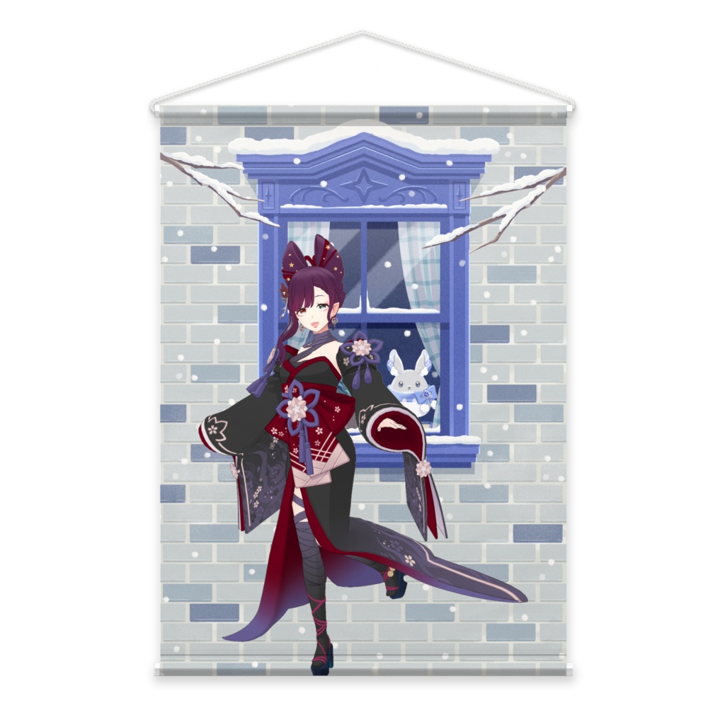 【サエ】12月冬コーデ-タペストリー-G0202