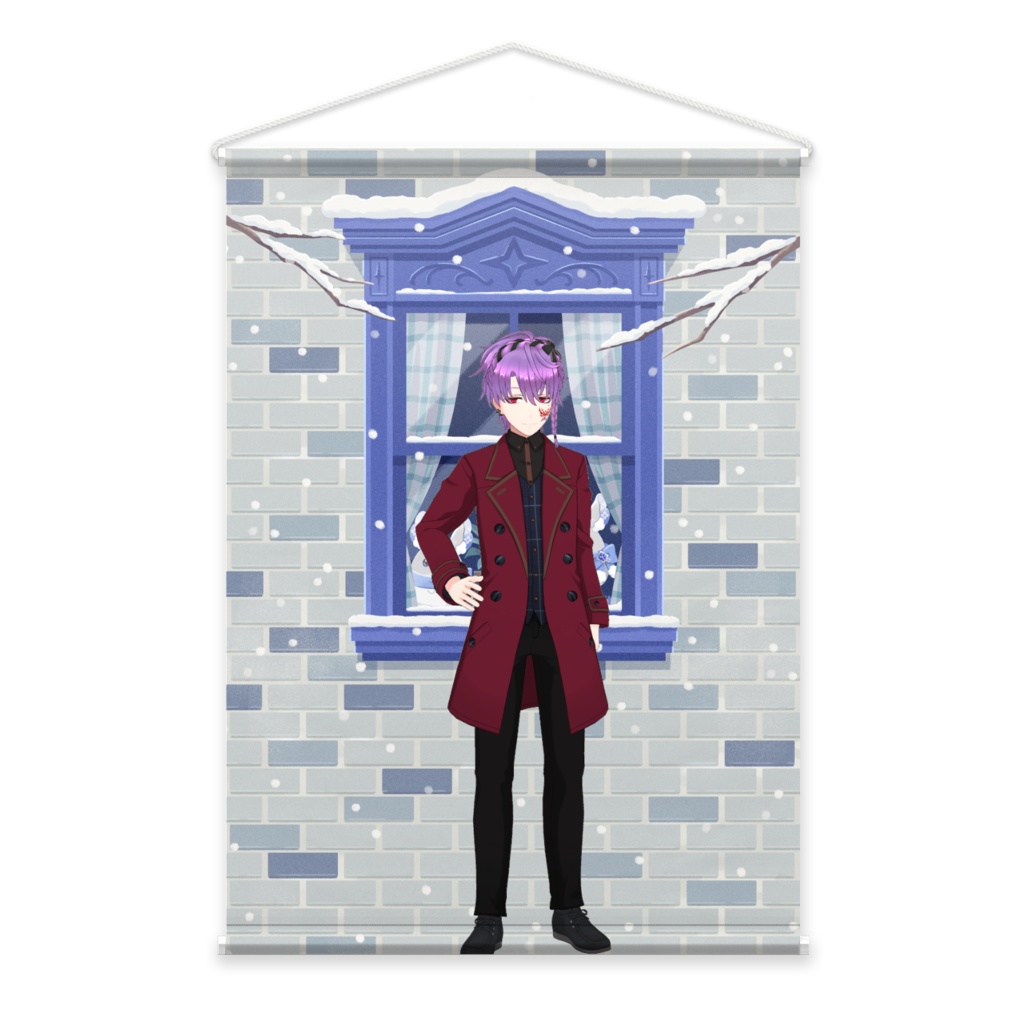 【シクタリヤ】12月冬コーデ-タペストリー-G0215