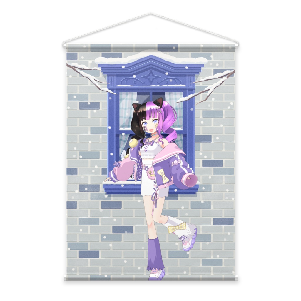 【トロロ】12月冬コーデ-タペストリー-G0306