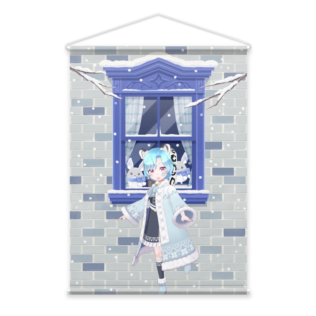 【ハルアキ】12月冬コーデ-タペストリー-G0372