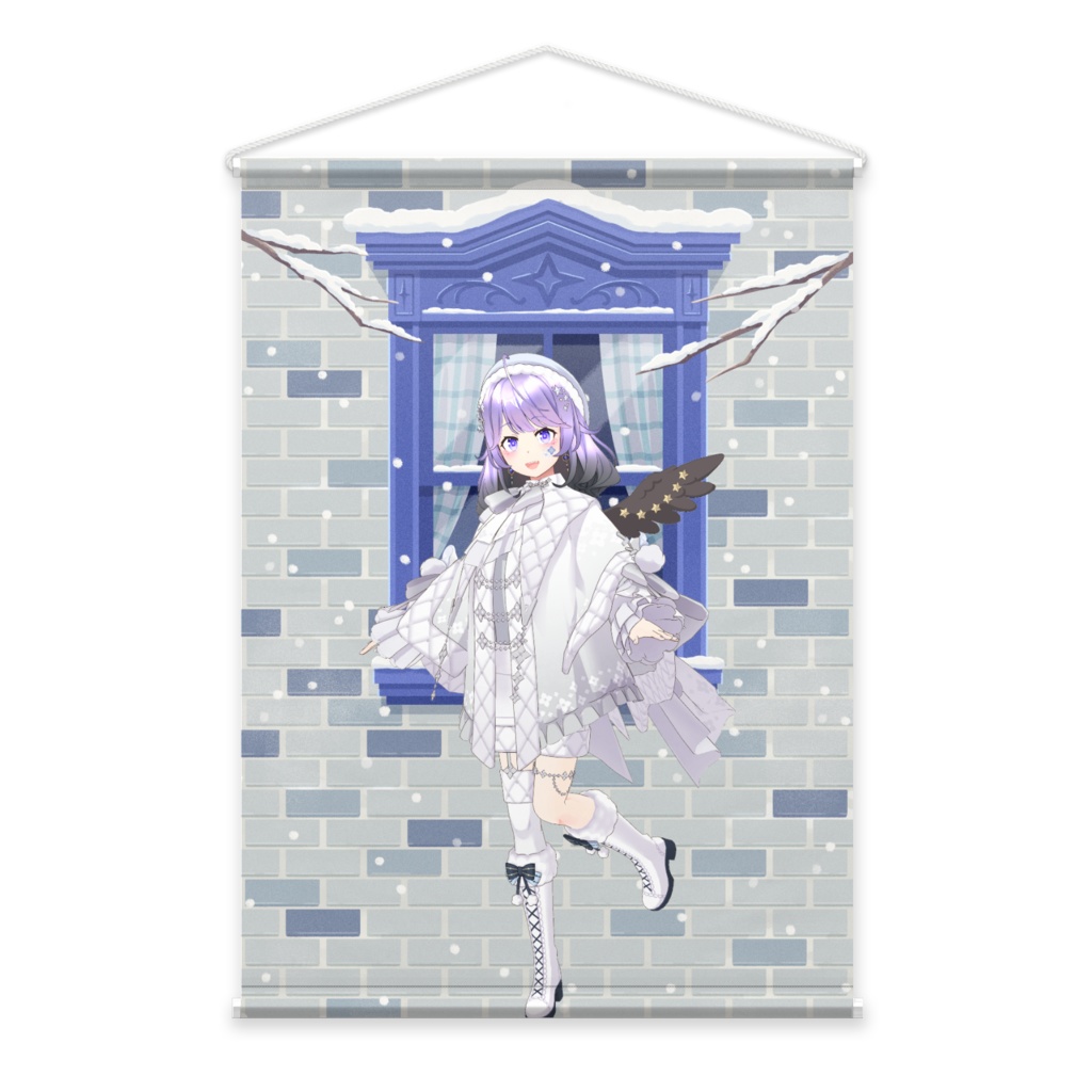 【ファルーシャ】12月冬コーデ-タペストリー-G0390