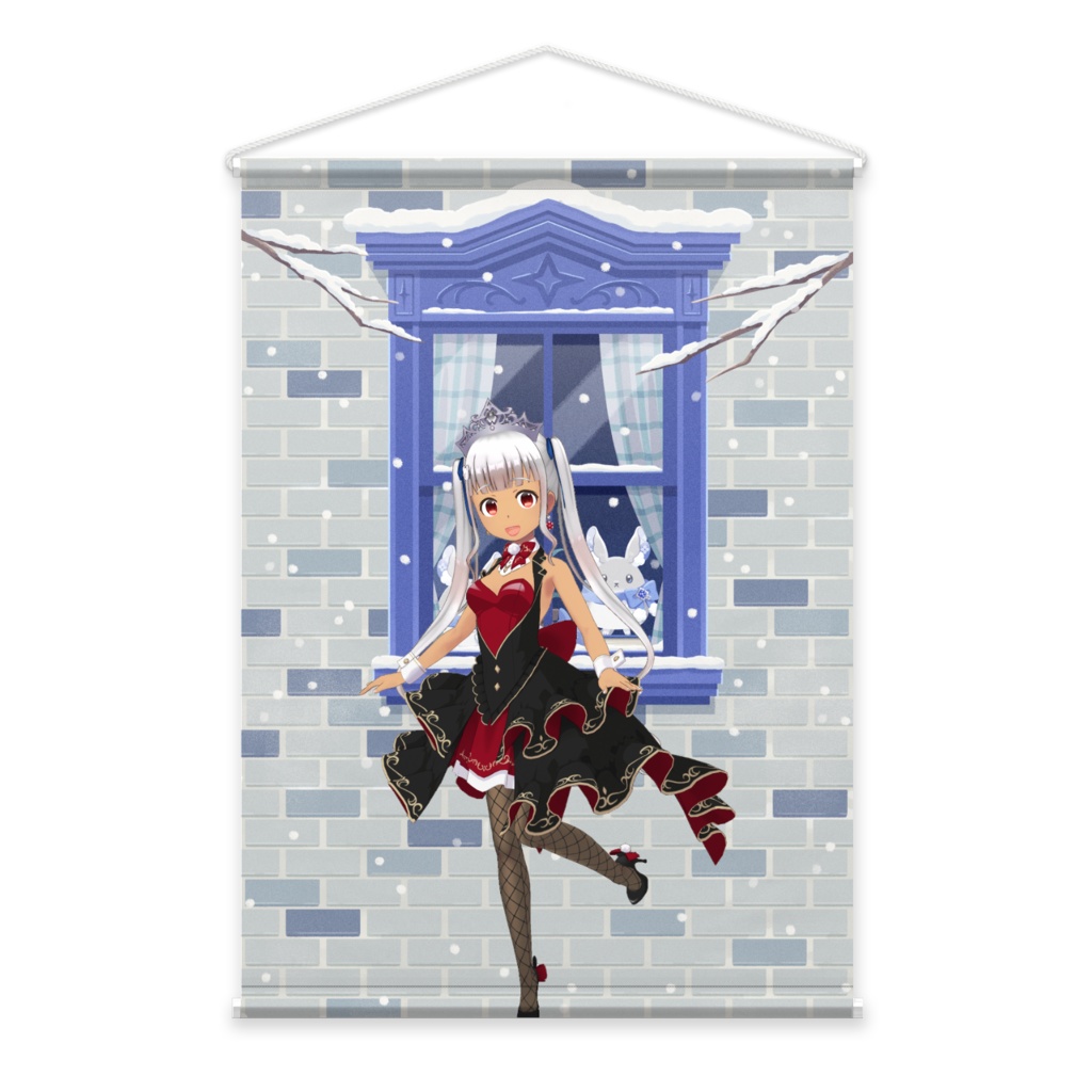 【五等涼乃】12月冬コーデ-タペストリー-G0696