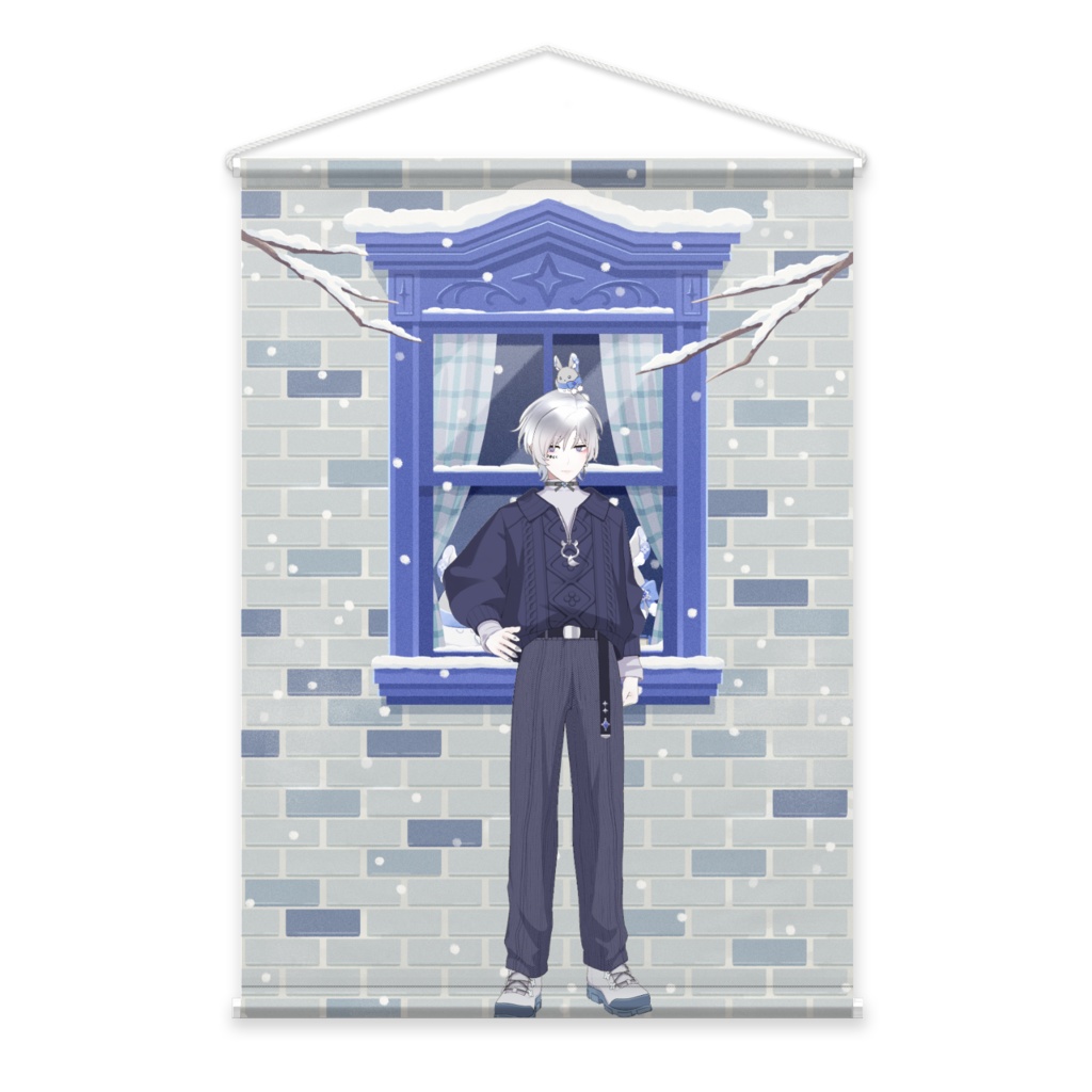 【亡霊 Ray】12月冬コーデ-タペストリー-G1002