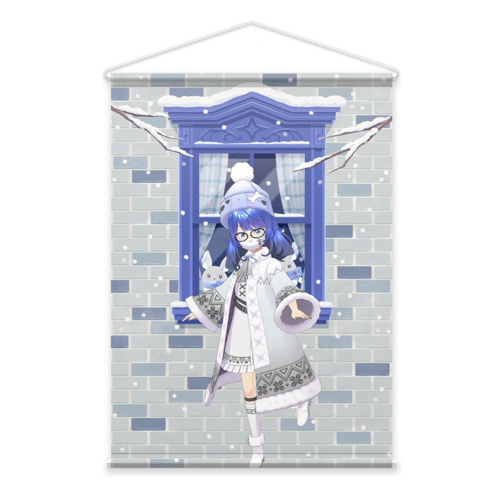 【何に効くのか葛根湯】12月冬コーデ-タペストリー-G0600