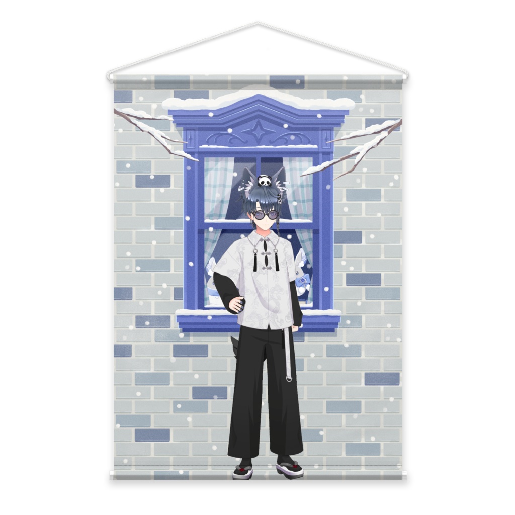 【侑】12月冬コーデ-タペストリー-G1091