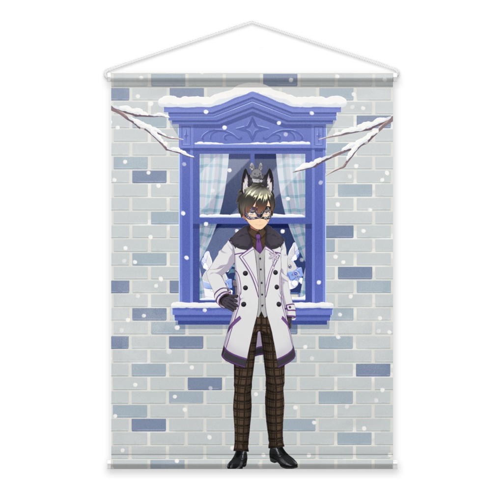 【名が樽】12月冬コーデ-タペストリー-G1024