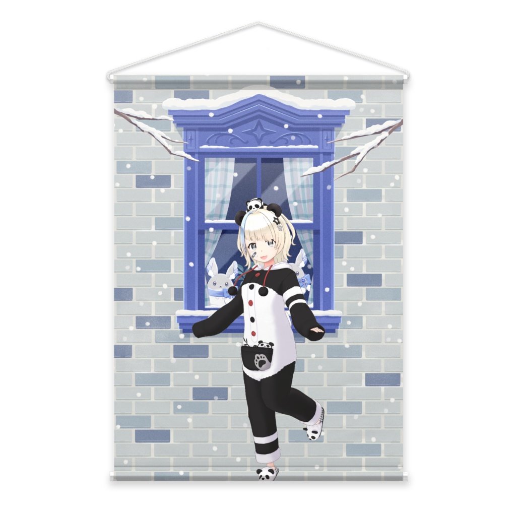 【天 律月】12月冬コーデ-タペストリー-G0881