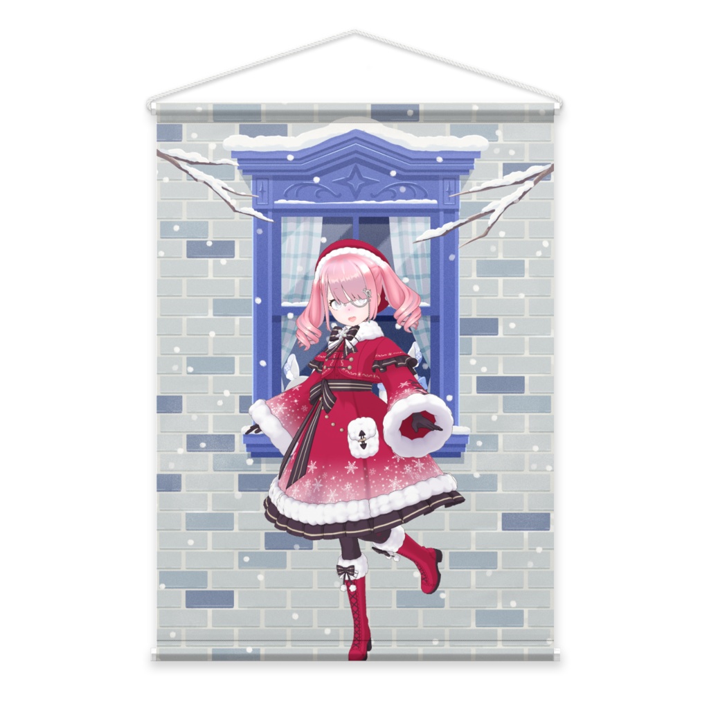 【天海カノン】12月冬コーデ-タペストリー-G0883