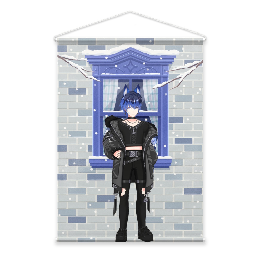 【幼馴染N】12月冬コーデ-タペストリー-G1059