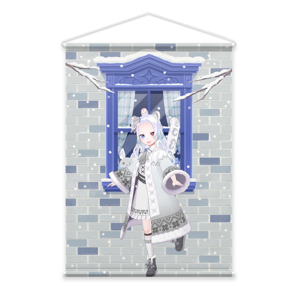 【愛綴】12月冬コーデ-タペストリー-G0569