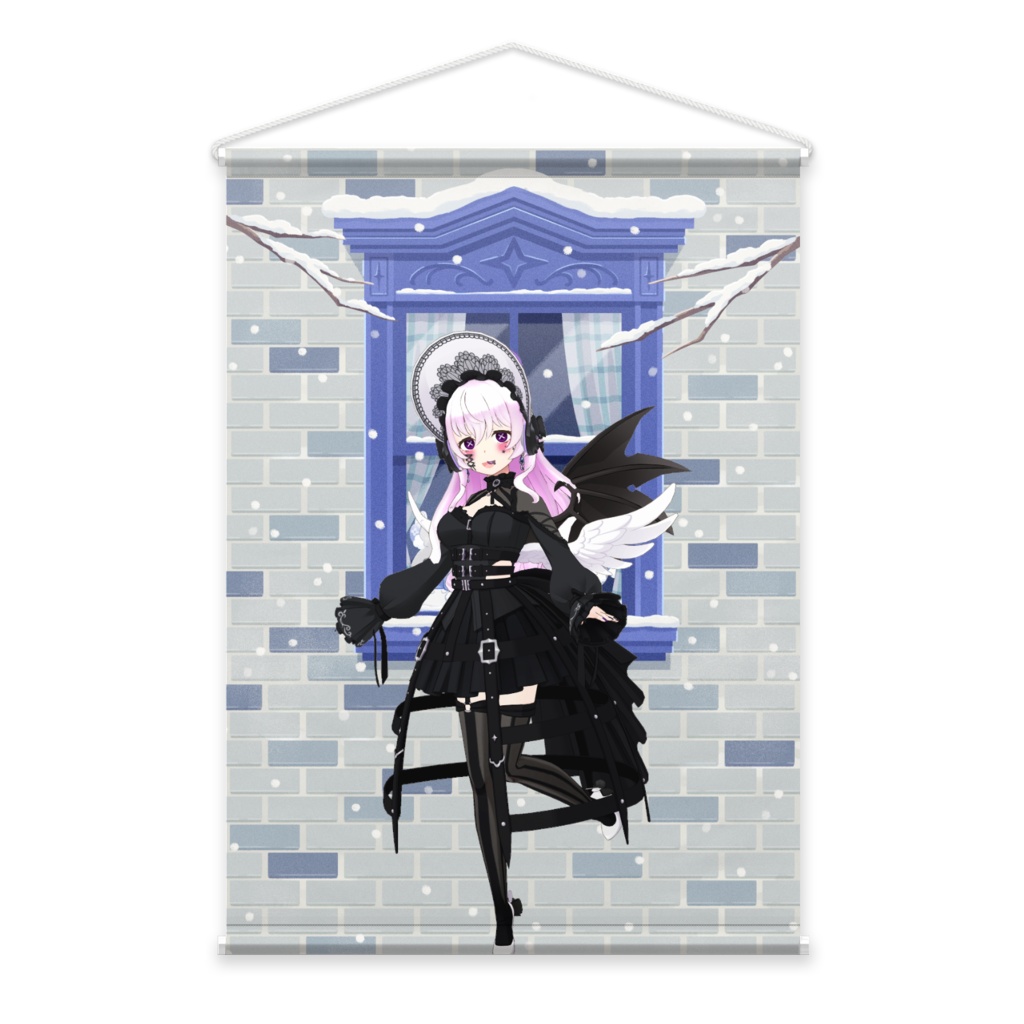 【暁美りぜ】12月冬コーデ-タペストリー-G0651