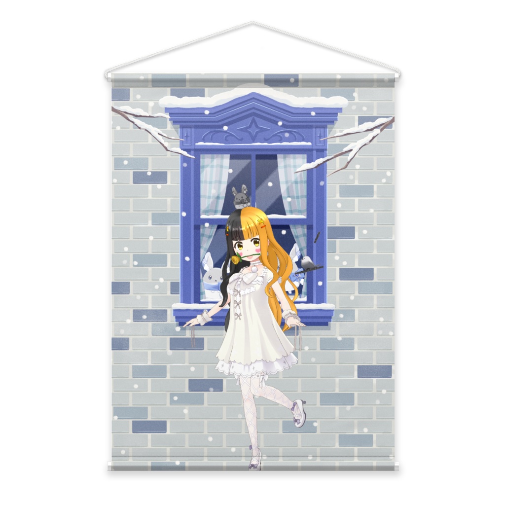 【月永 楓恋】12月冬コーデ-タペストリー-G0674