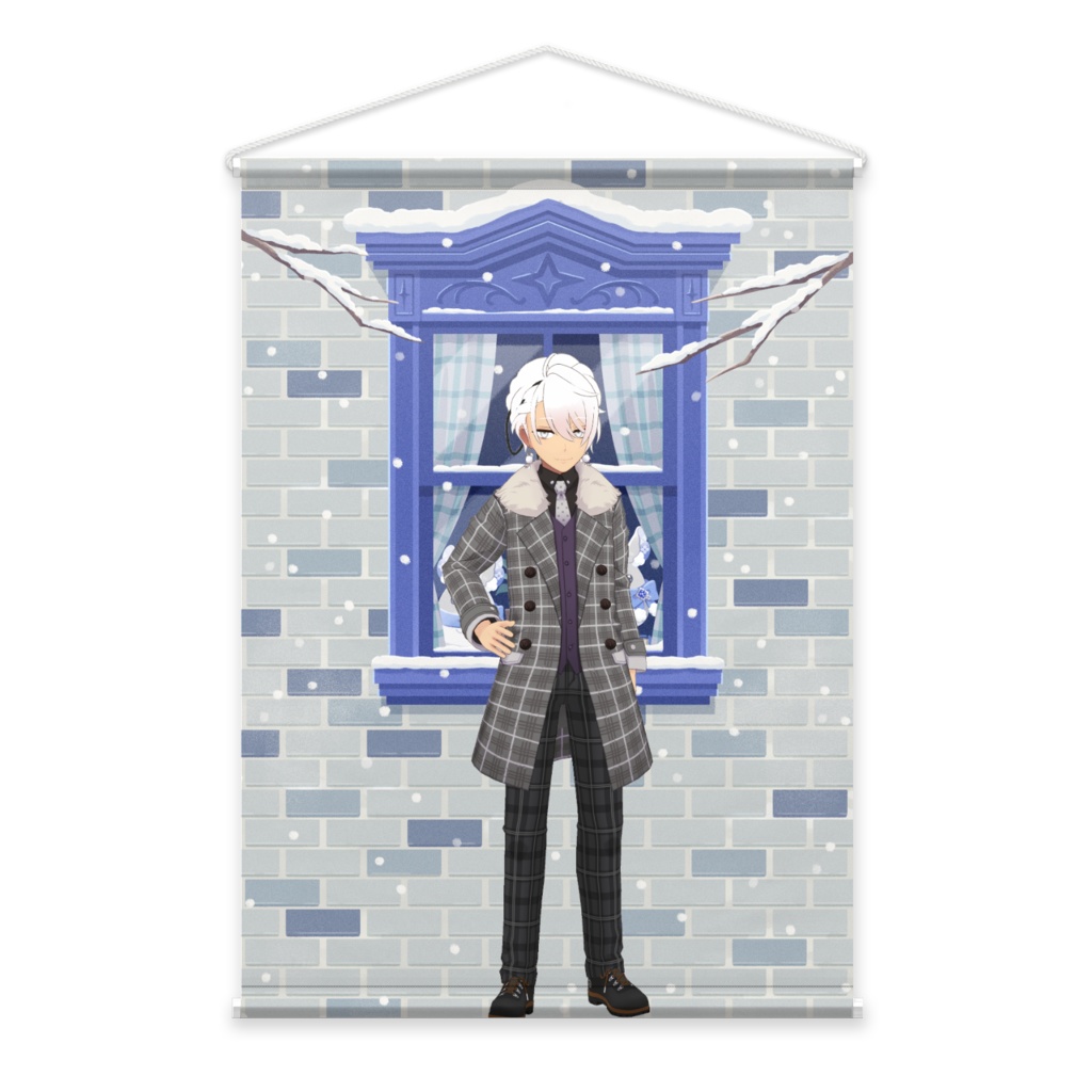 【次郎@にき】12月冬コーデ-タペストリー-G0762