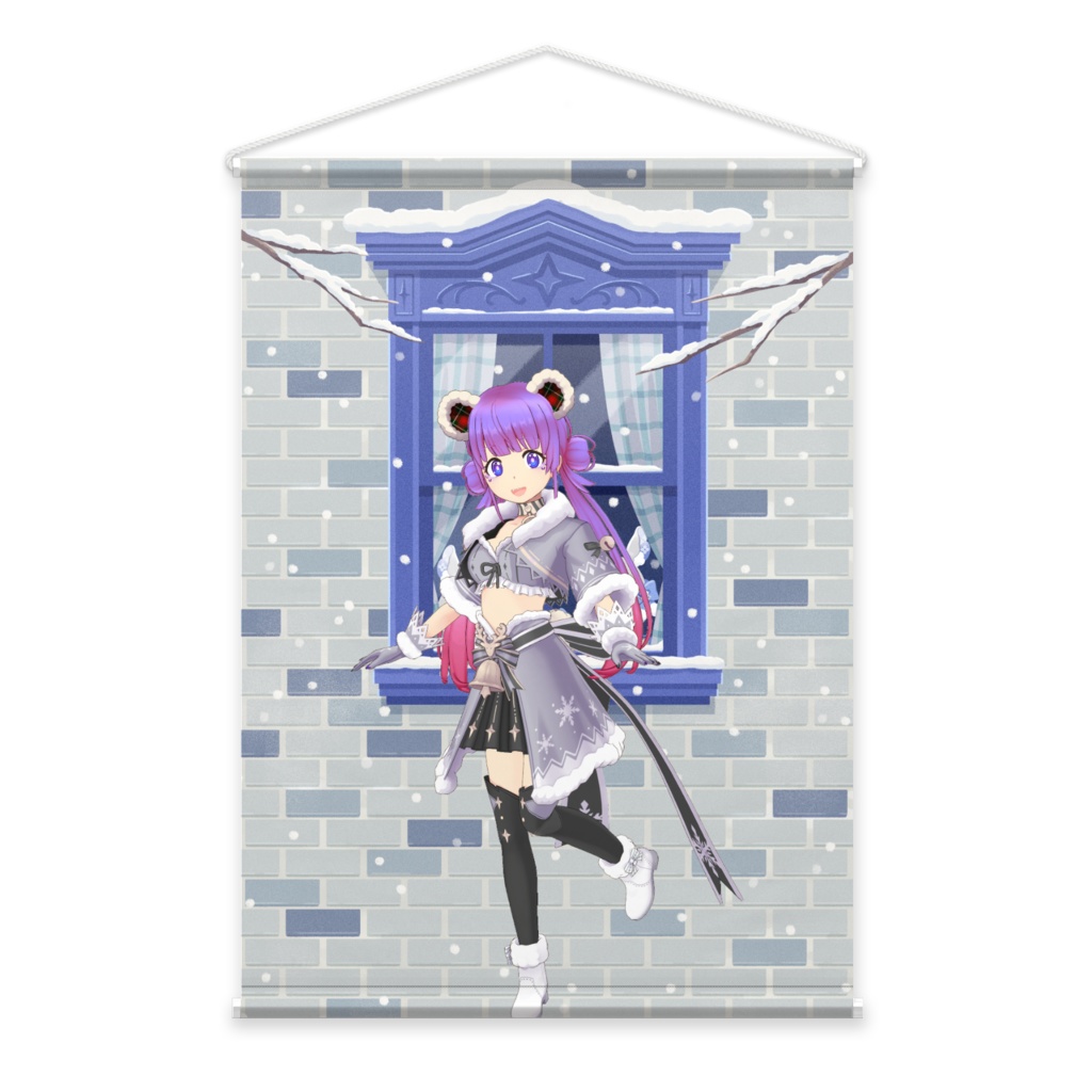 【燐爍】12月冬コーデ-タペストリー-G1078