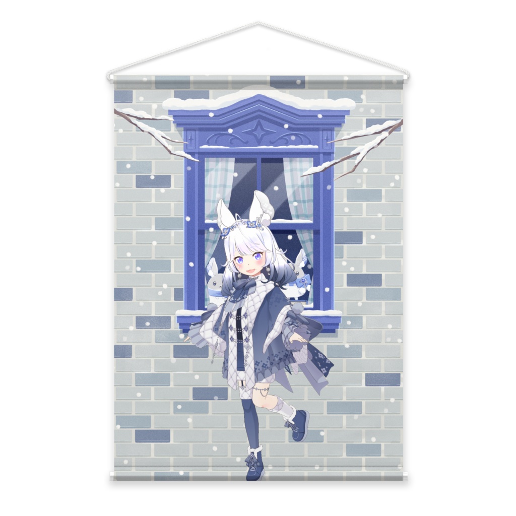 【百江】12月冬コーデ-タペストリー-G0976